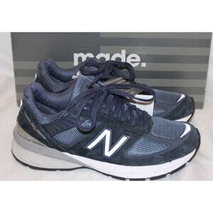 New Balance Women's 990 V5 Athletic‎ Sneakers Navy Silver Sz 7 NIB $200